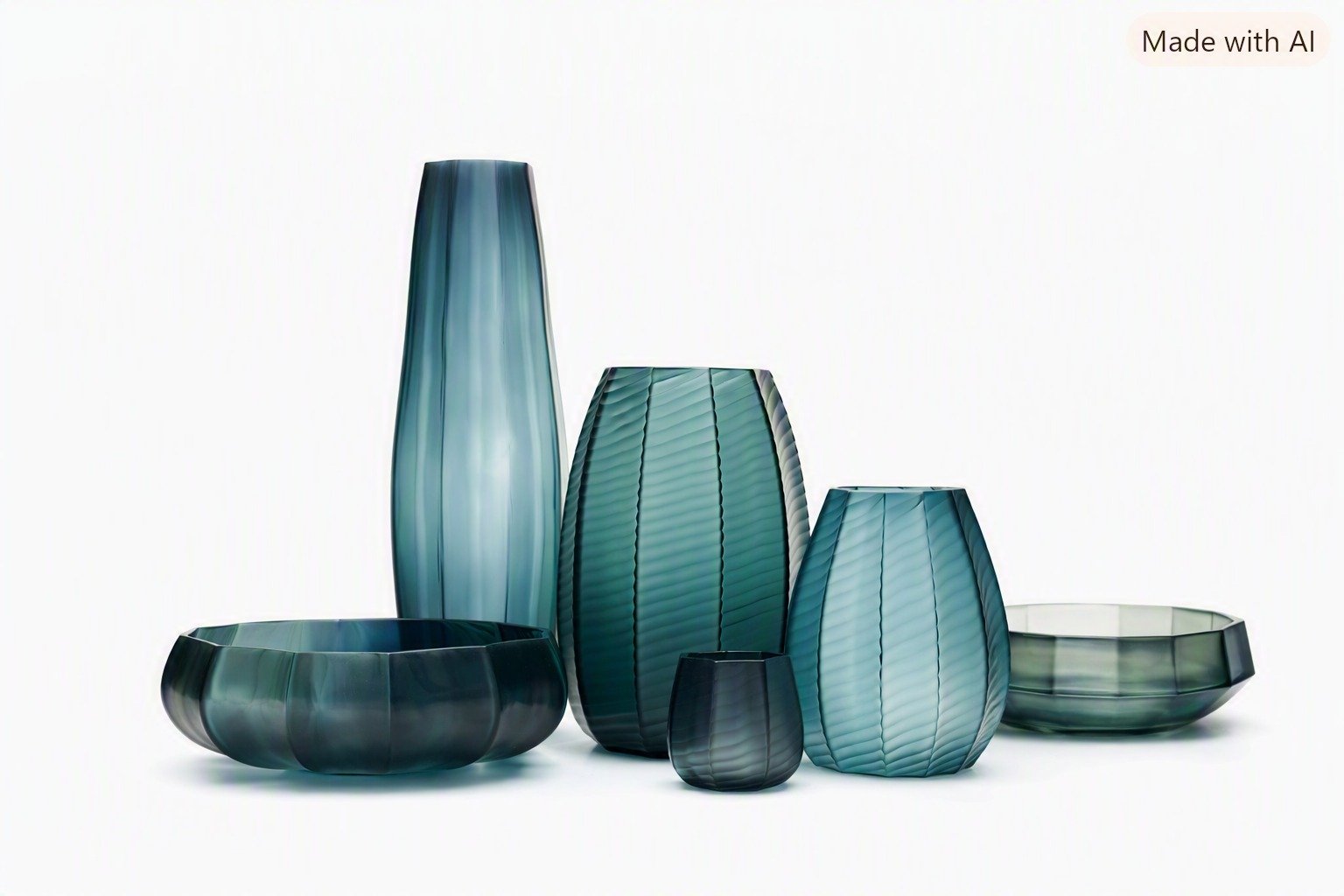 Midnight Blue Artisan Vase